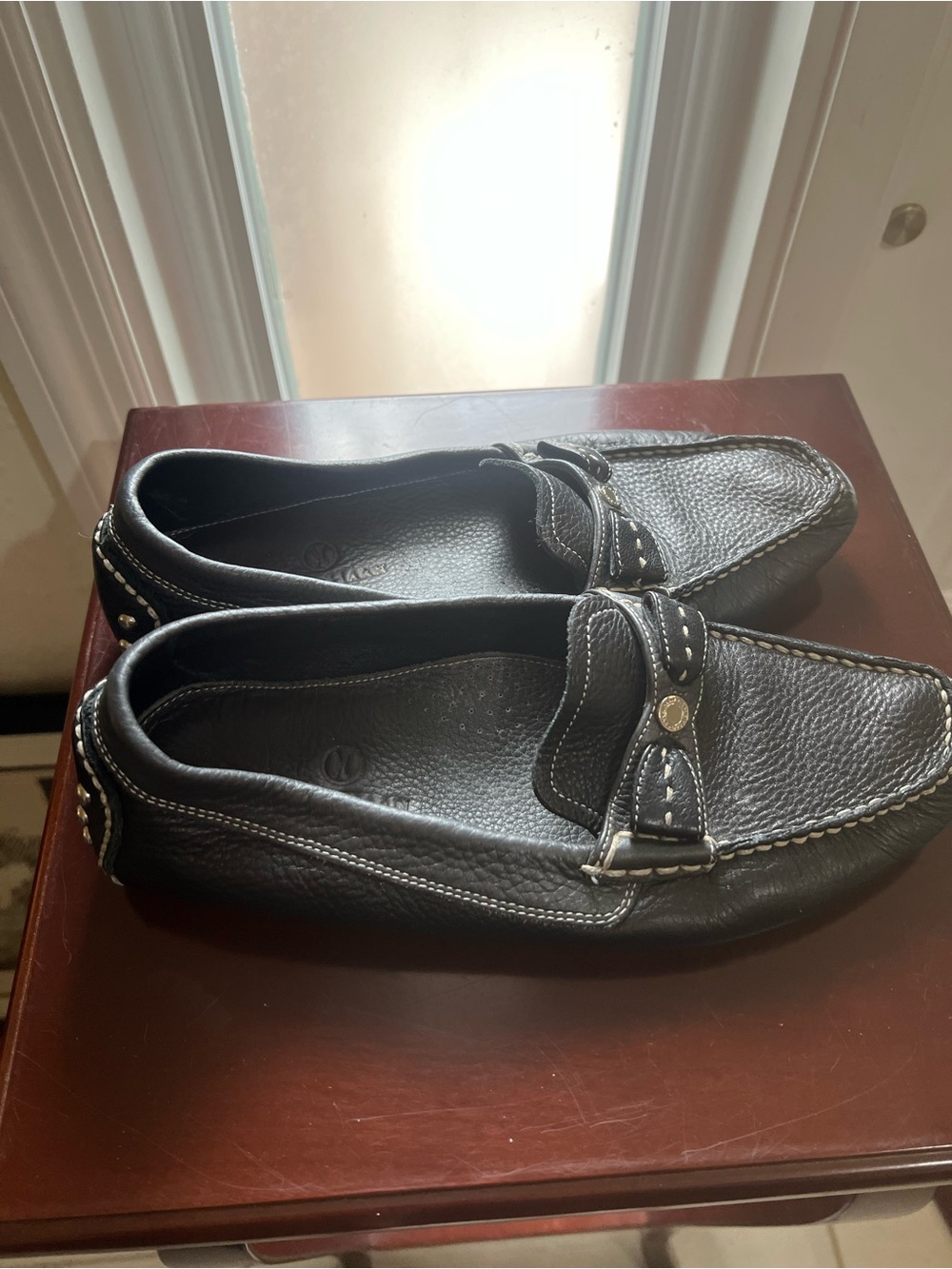 Cole Haan Black Leather Driving Loafer - Picture 4 of 8